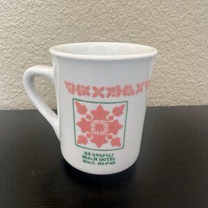 Vintage Ceramic Mug From Ka’anapali Beach Hotel Maui Hawaii Diner Style